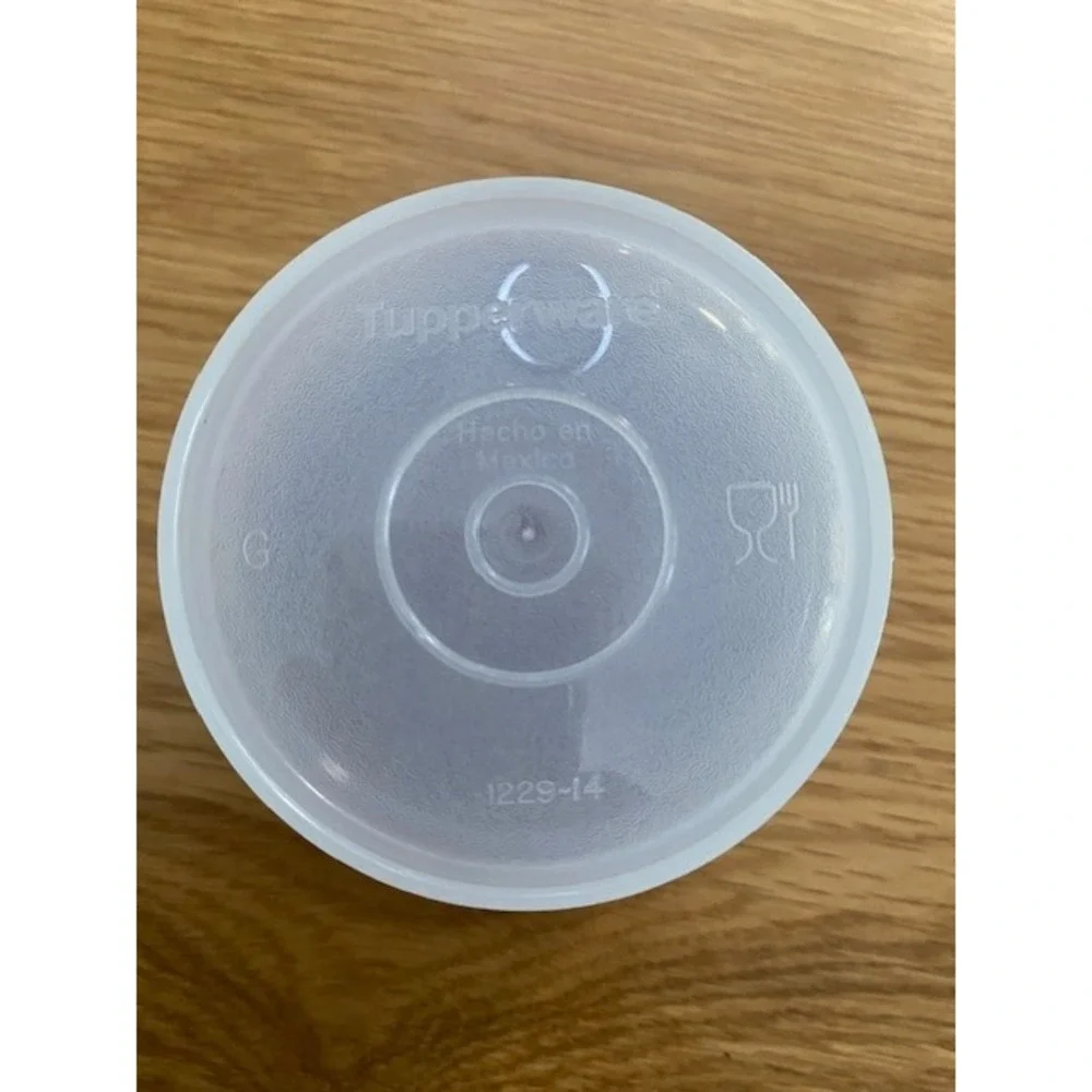 Tupperware Snack Cup Lot Unisex OS Multi Good 7 Containers 6 Lids 1229 1230 - Picture 6 of 8